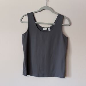 Gray Sleeveless Women's Top